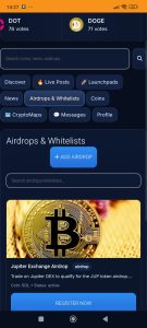 BTCmarket airdrops